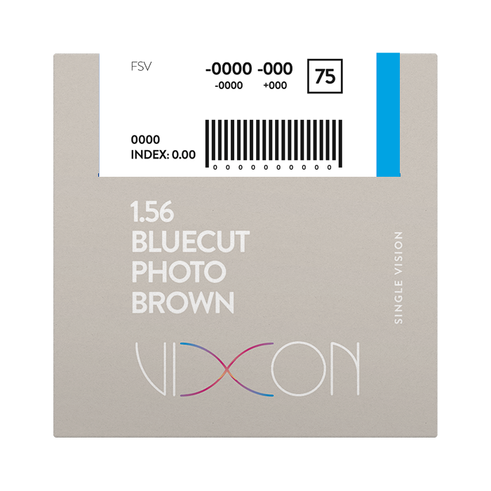 Vixon 1.56 Bluecut Photo Brown FSV 65 (AR BLUE) 